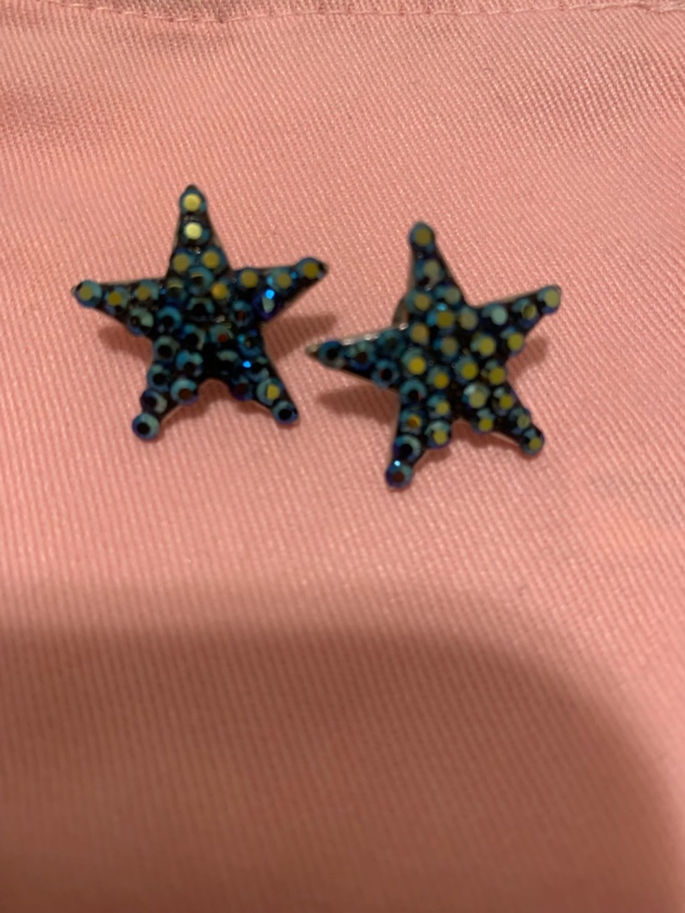 Blue Star Sequin Kids Stud Earrings - Kids Accessories